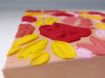 Picture of Ombre Floral - Custom Size 30cm x 30cm - Textured Painting - Acrylic